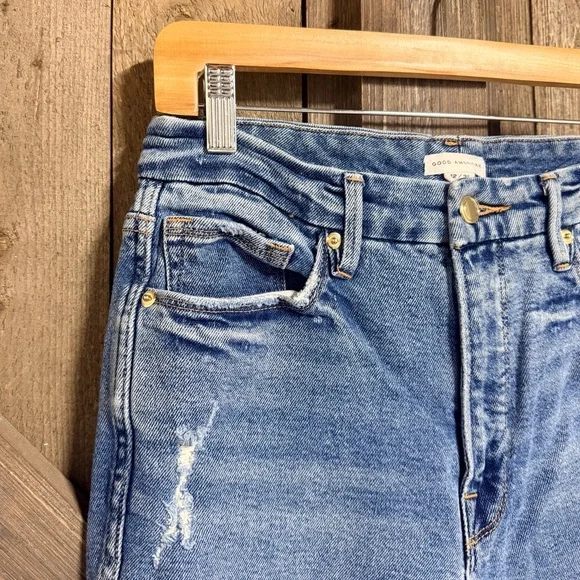 Good American Distressed Jeans - Picture 3 of 6